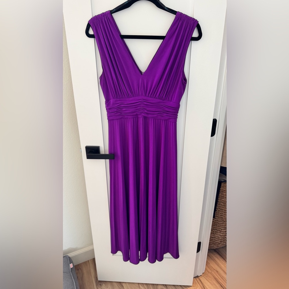 Ivy & Blu Purple Evening Gown